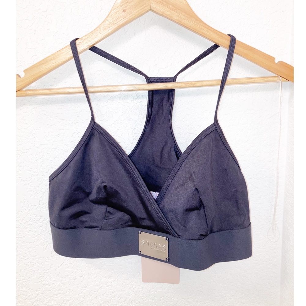 NWT SAVAGE X FENTY Forever Savage Navy Bralette SZ: Medium